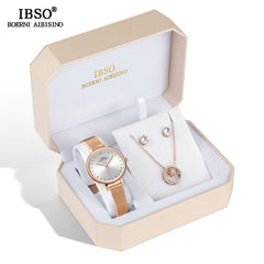 IBSO Brand Women Rose Gold Watch