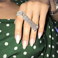 Luxury KO Design 925 Sterling Silver ring