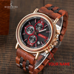 relojes homb BOBOBIRD Wood Watch