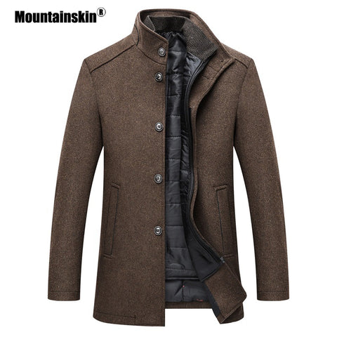 Mountainskin Winter Men Wool Jacket