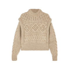 Solid Color Women's Knitted Sweater