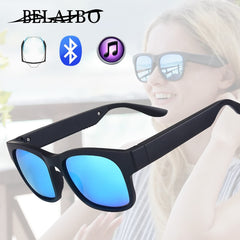 Polarized Sunglasses Bluetooth Bone Conduction Headset woman