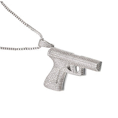 VANAXIN Pistol Pendants Necklaces