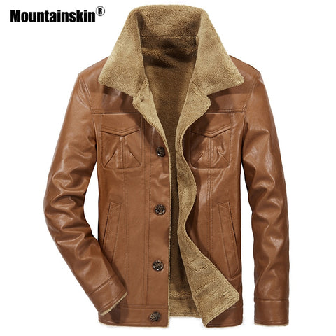 Mountainskin 2020 New Men's Leather Jacket