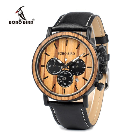 reloj hombre BOBO BIRD wood Watch