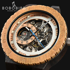 BOBO BIRD Wooden Mechanical Watch