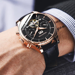 Skeleton Tourbillon Mechanical Watch