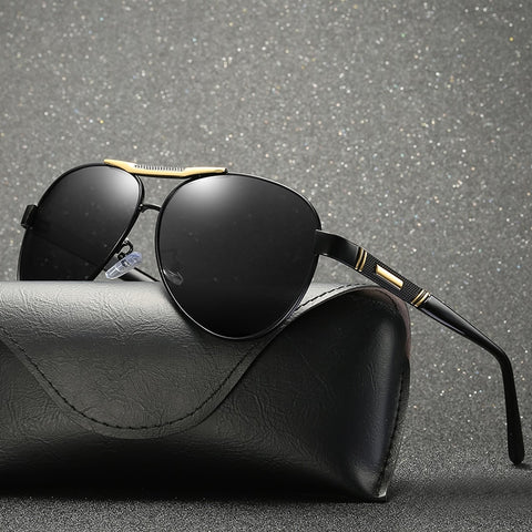 Men Polarized Mirror Oval Sunglasses