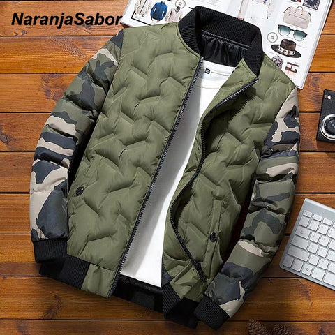 NaranjaSabor Winter Mens Bomber Jacket