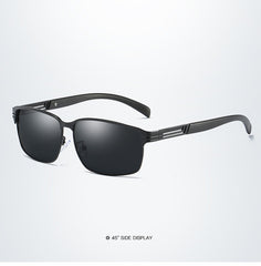 OKULARY Square Polarized Men Sunglasses