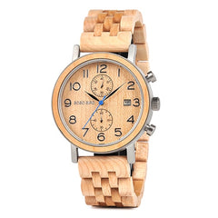 Relogio Masculino BOBO BIRD Wooden Watch