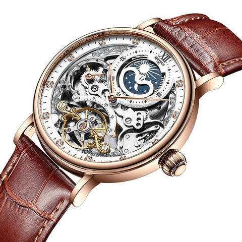 KINYUED Skeleton Watches