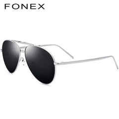 Pure Titanium Polarized Sunglasses Men