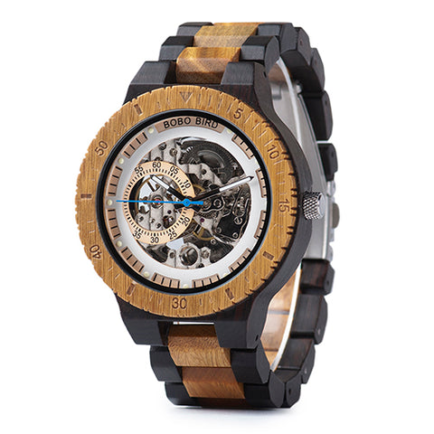 BOBO BIRD Wooden Mechanical Watch