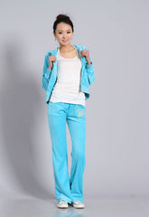 Spring / Fall Women'S Brand Velvet Fabric suit