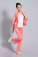 Spring / Fall Women'S Brand Velvet Fabric suit