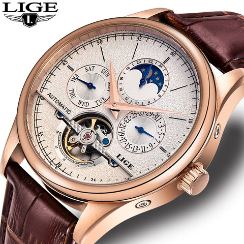 LIGE Brand Men Watches