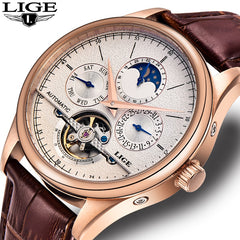 LIGE Brand Men Watches