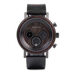 BOBO BIRD Stainless Steel Wooden Watch