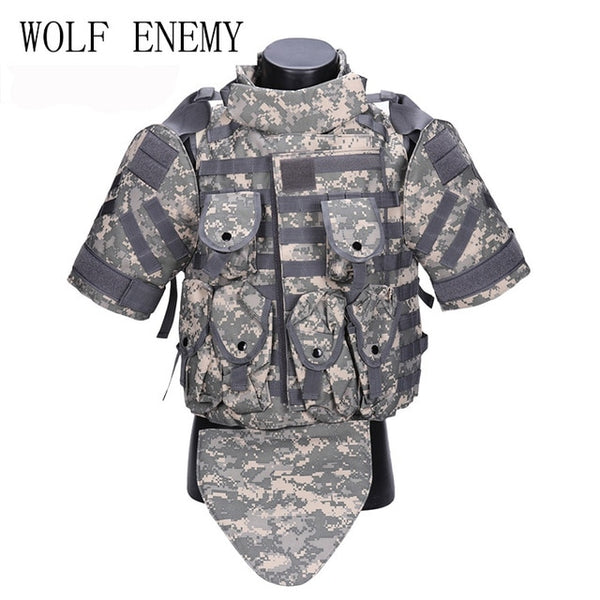 WOLF ENEMY body armor with pouch/pad