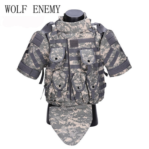 WOLF ENEMY body armor with pouch/pad