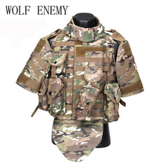 WOLF ENEMY body armor with pouch/pad