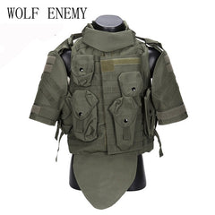 WOLF ENEMY body armor with pouch/pad