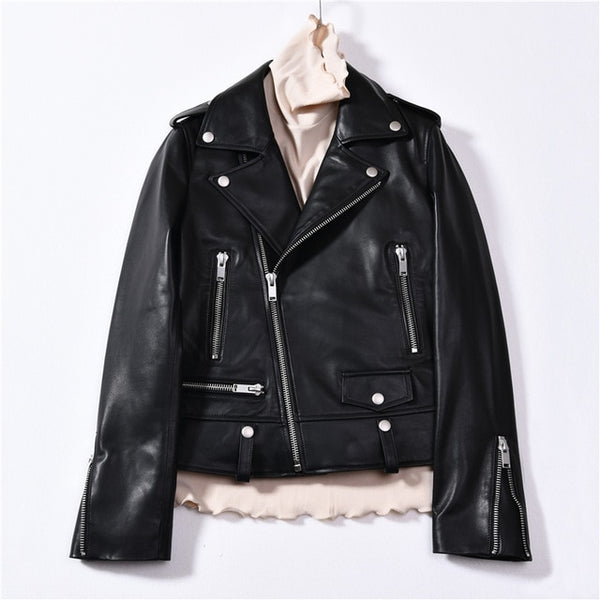 Spring Genuine Leather Jacket