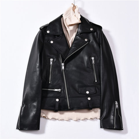 Spring Genuine Leather Jacket