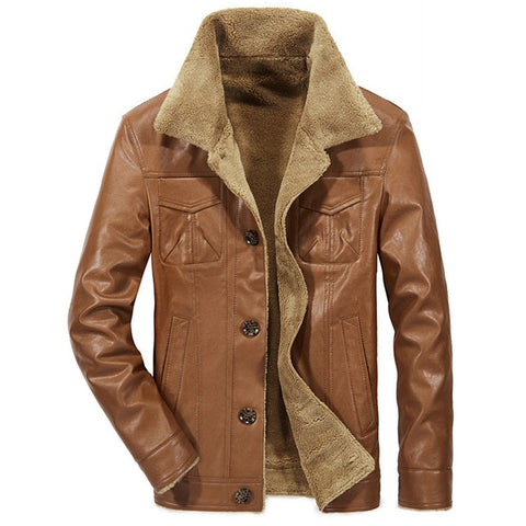 Mountainskin 2020 New Men's Leather Jacket