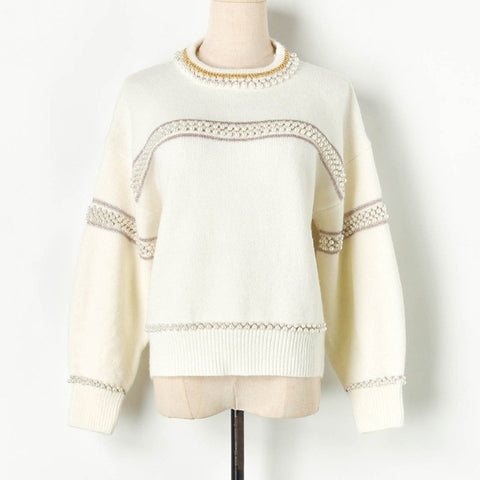 High Quality Women's Short Pullover Sweaterl