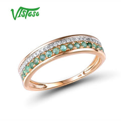 VISTOSO 14K Rose Gold Rings