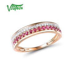 VISTOSO 14K Rose Gold Rings