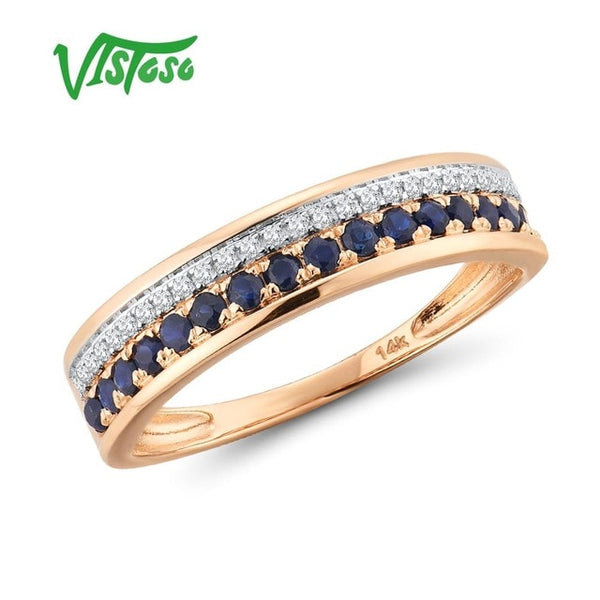 VISTOSO 14K Rose Gold Rings