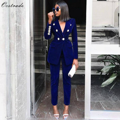 navy blue summer set for women