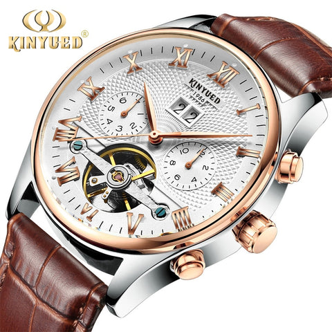 KINYUED Skeleton watch