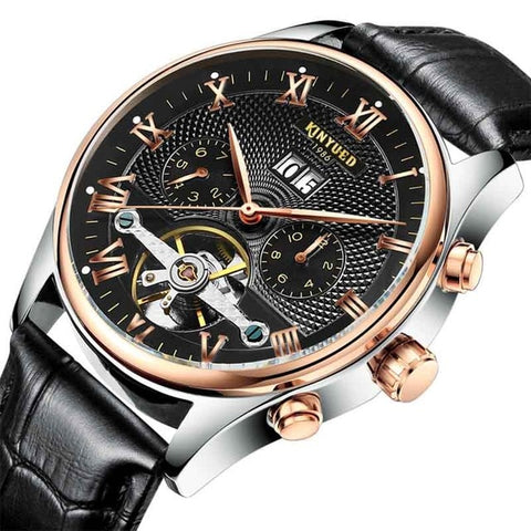 KINYUED Skeleton watch