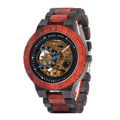 BOBO BIRD Wooden Mechanical Watch