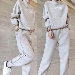 FNC autumn winter Woolen and Cashmere Knitted warm Suit