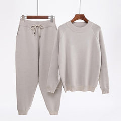 FNC autumn winter Woolen and Cashmere Knitted warm Suit