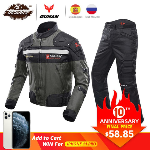 DUHAN Windproof Motorcycle Racing Suit
