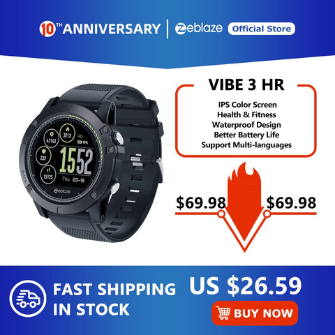 New Zeblaze VIBE smart watch