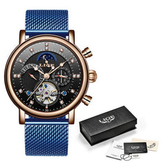 LIGE Gift Mens Watches