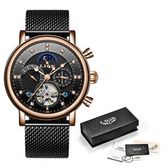LIGE Gift Mens Watches