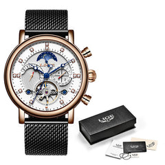 LIGE Gift Mens Watches