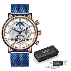 LIGE Gift Mens Watches