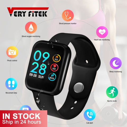 VERYFiTEK P70 Smart Watch Blood Pressure Heart Rate Monitor