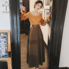 YOSIMI Shirt Skirt Set