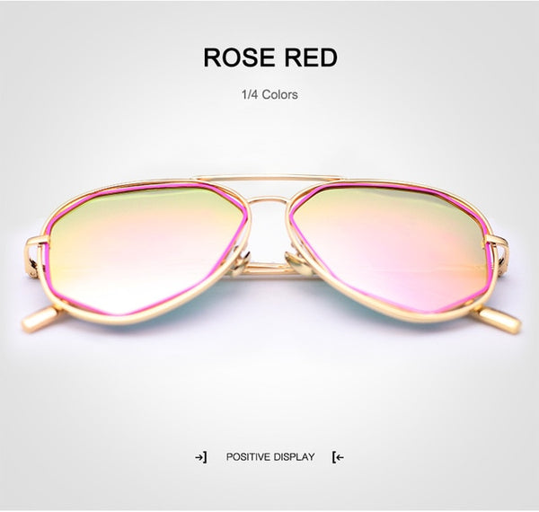 OKULARY Fashion Mirror Women Sunglasses