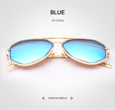 OKULARY Fashion Mirror Women Sunglasses